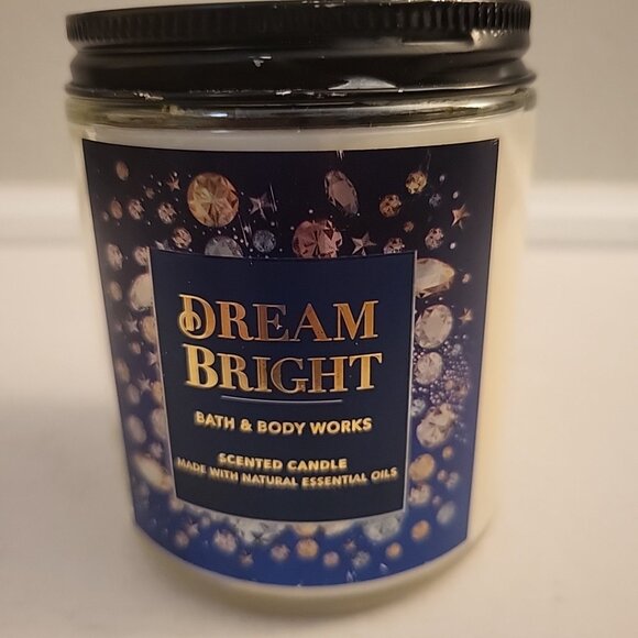 DREAM BRIGHT RETIRED Bath & Body Works New 7 oz Candle essential oil Berry Flora - Picture 1 of 5